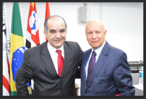Pedro Napolitano, presidente da Subseção da Lapa e Celso Limongi, no último dia 21 de outubro de 2015